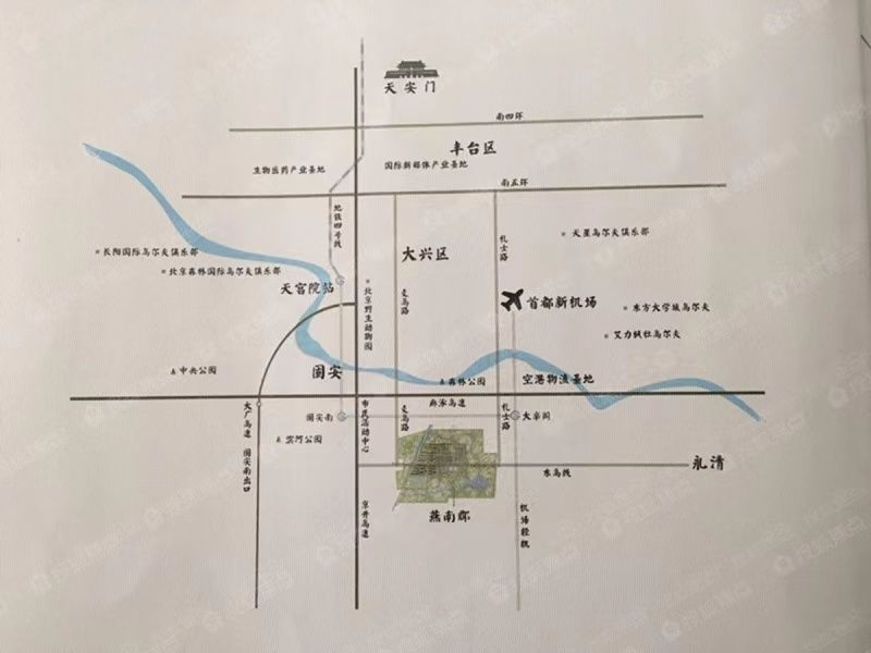 燕南郡交通图